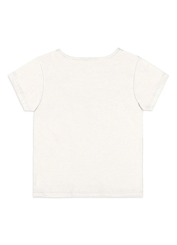 Quimby - Blusa Básica Infantil em Cotton Branco 2