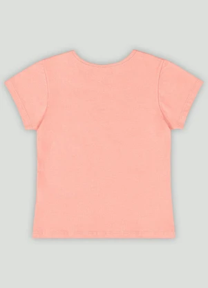Blusa Básica Infantil em Cotton Quimby Rosa - QUIMBY