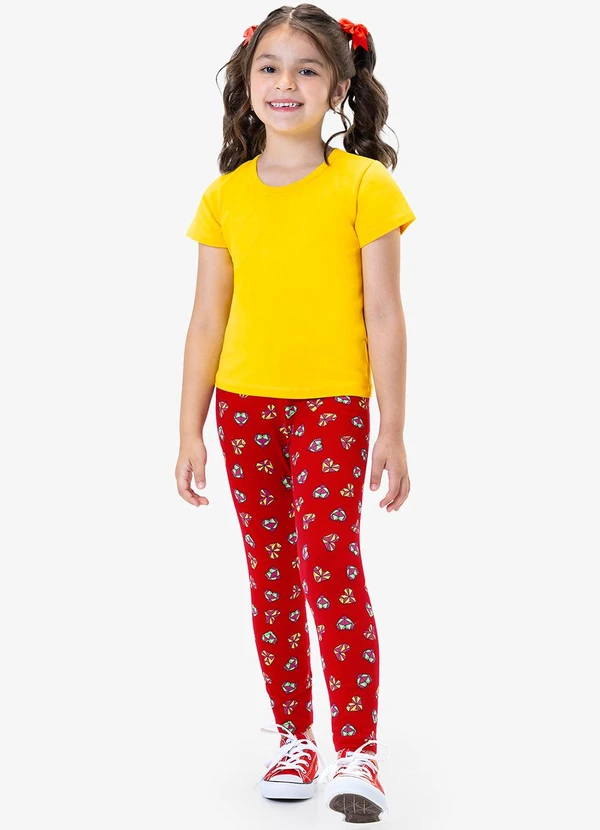 Rovi Kids - Blusa Básica Infantil Menina Amarelo 3