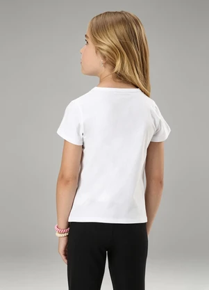 Rovi Kids - Blusa Básica Infantil Feminina Branco - ROVI KIDS
