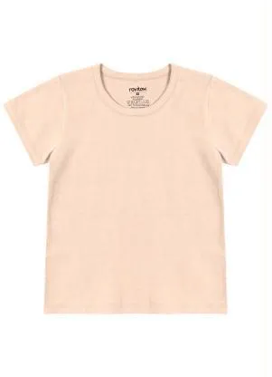 Rovi Kids - Blusa Básica Infantil Feminina Rosa - ROVI KIDS