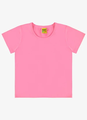 Rovi Kids - Blusa Básica Infantil Menina Rosa - ROVI KIDS