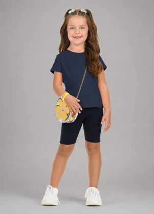 Rovi Kids - Blusa Básica Infantil MeninaAzul - ROVI KIDS