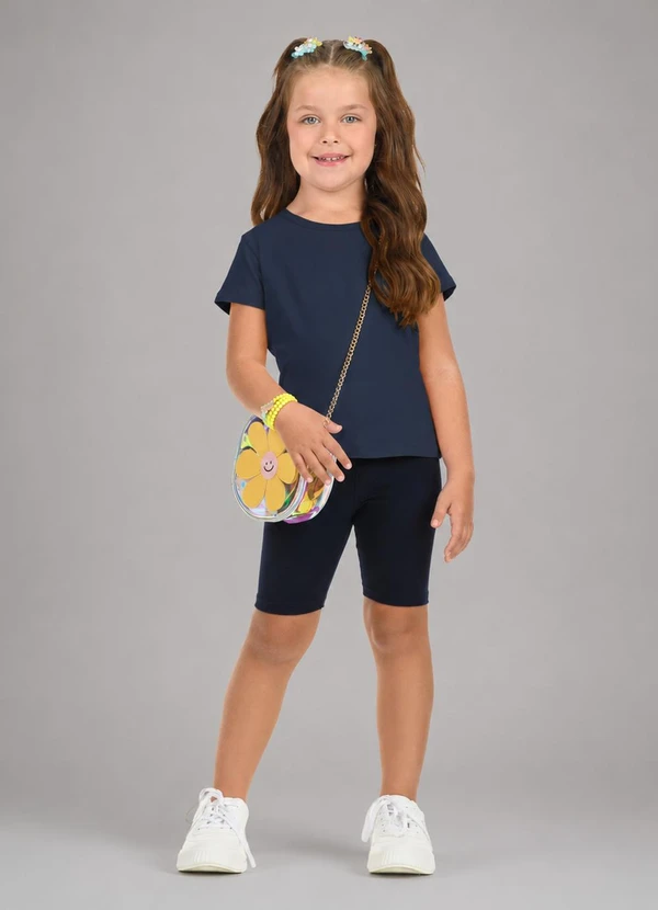 Rovi Kids - Blusa Básica Infantil MeninaAzul