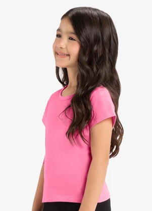 Rovi Kids - Blusa Básica Infantil Menina Rosa - ROVI KIDS