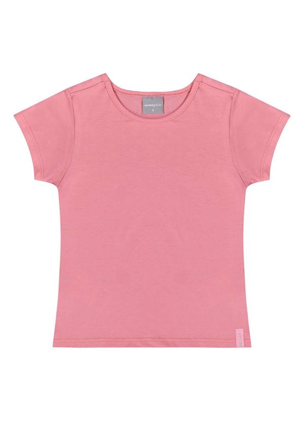 Quimby - Blusa Básica Infantil para Menina Rosa