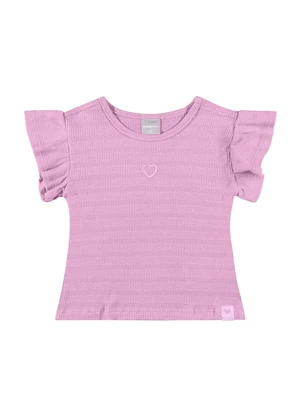 Quimby - Blusa Básica Infantil para Menina Roxo - QUIMBY