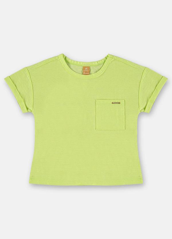 Up Baby - Blusa Básica Infantil para Menina Verde