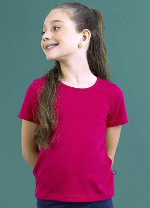 Soft Bonni - Blusa Básica Infantil Pink Delicado - SOFT BONNI