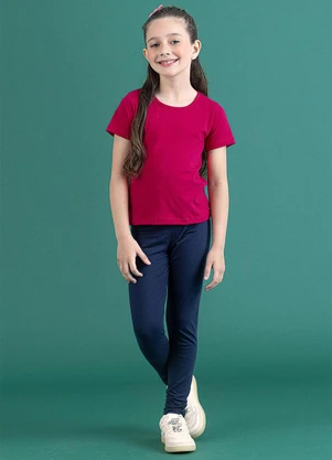 Soft Bonni - Blusa Básica Infantil Pink Delicado - SOFT BONNI