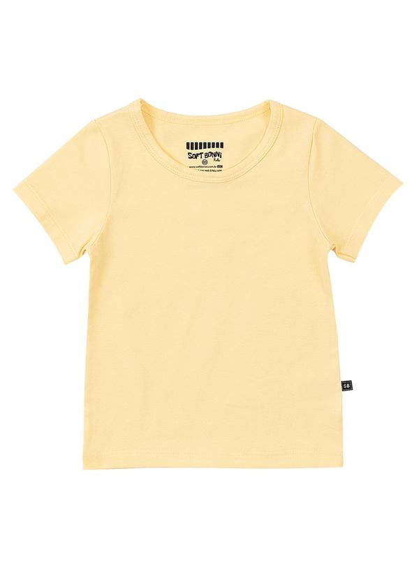 Soft Bonni - Blusa Basica Manga Curta Amarelo 1