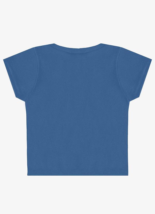 Rovitex - Blusa Básica Manga Curta Lisa Soletex Azul 6