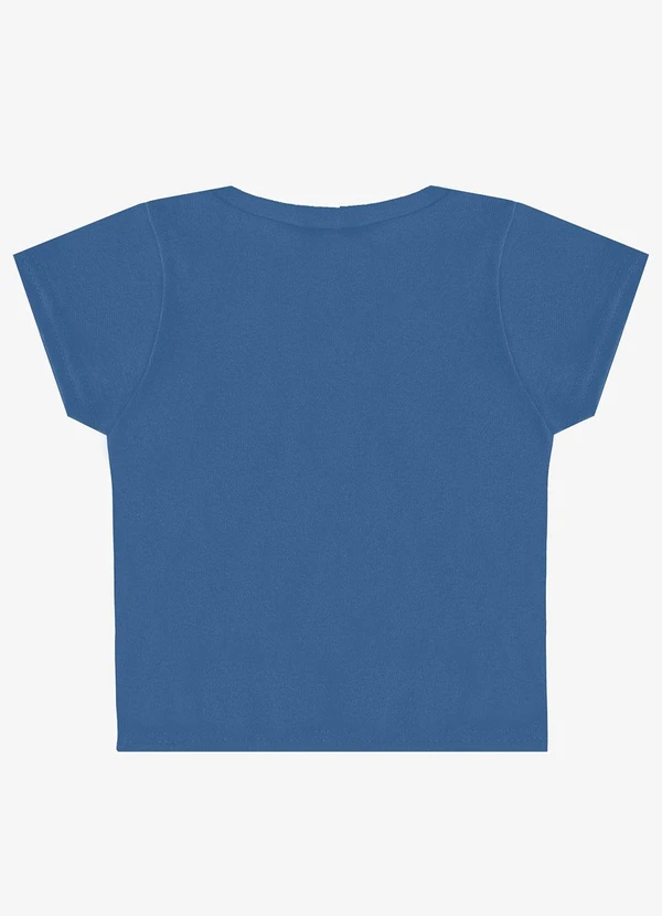 Rovitex - Blusa Básica Manga Curta Lisa Soletex Azul 6