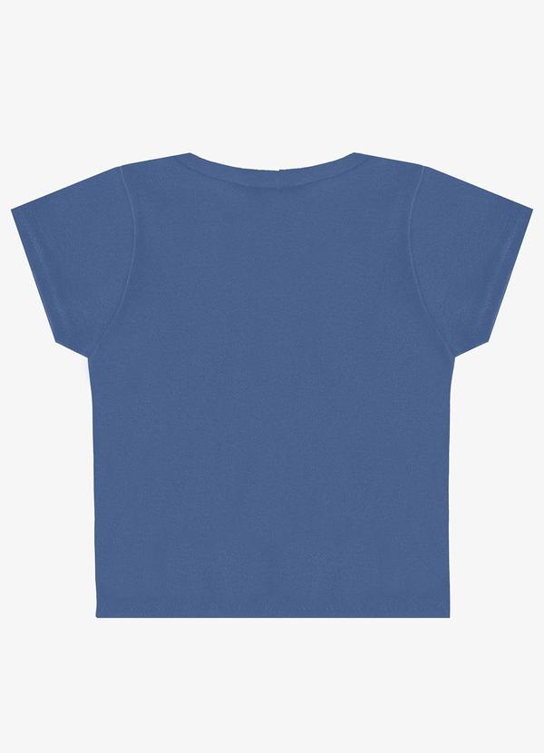 Rovitex - Blusa Básica Manga Curta Lisa Soletex Azul 6