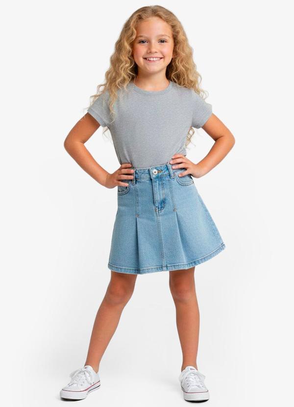 Rovitex - Blusa Básica Manga Curta Lisa Soletex Cinza 3