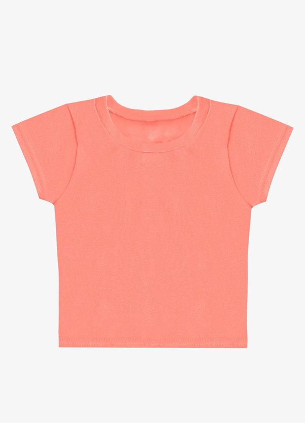 Rovitex - Blusa Básica Manga Curta Lisa Soletex Laranja 1