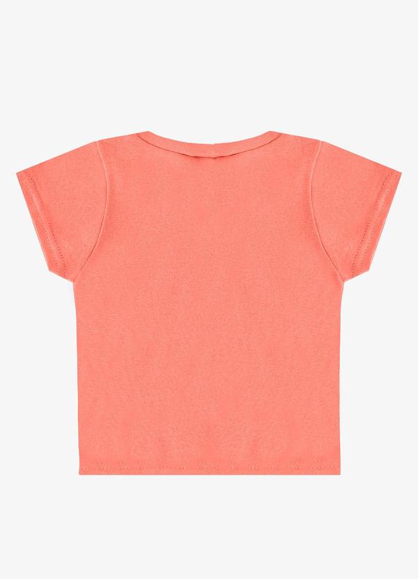 Rovitex - Blusa Básica Manga Curta Lisa Soletex Laranja 6