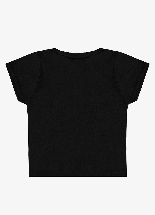 Rovitex - Blusa Básica Manga Curta Lisa Soletex Preto 6