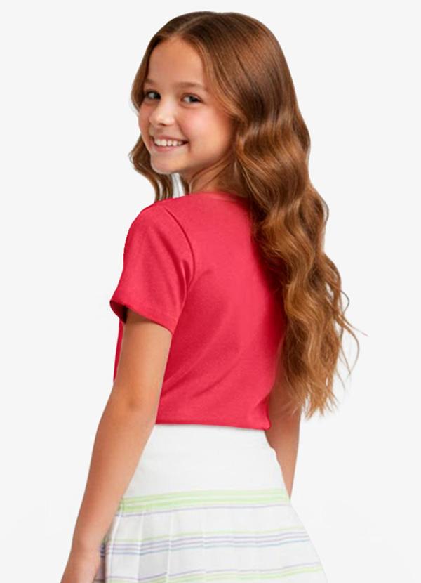 Rovitex - Blusa Básica Manga Curta Lisa Soletex Rosa 2