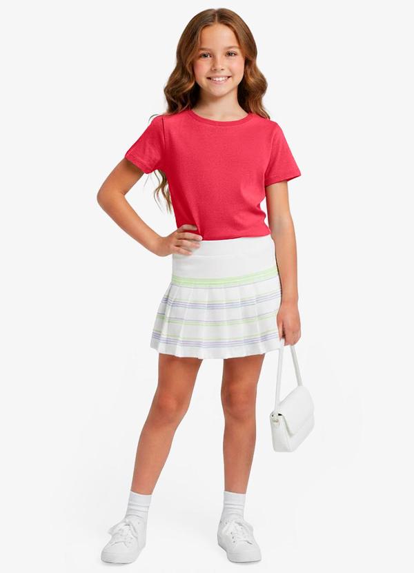 Rovitex - Blusa Básica Manga Curta Lisa Soletex Rosa 3