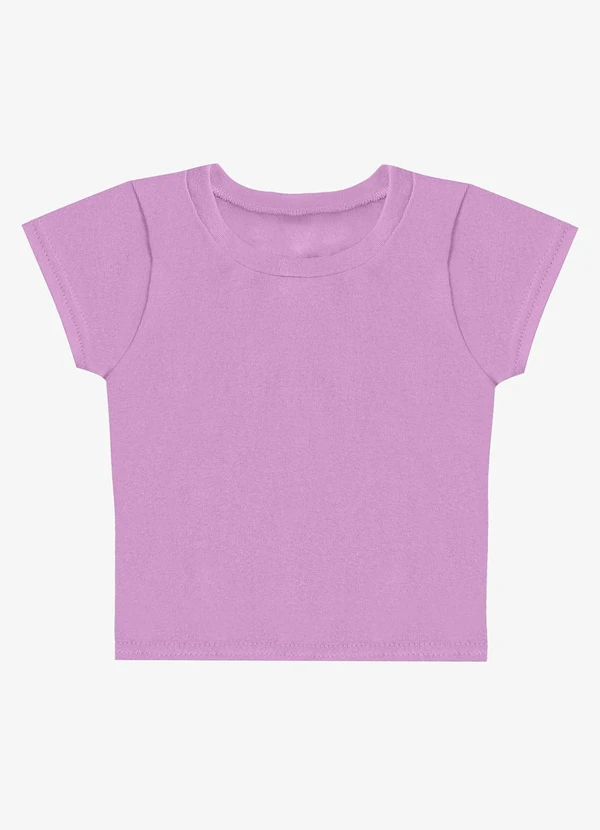 Rovitex - Blusa Básica Manga Curta Lisa Soletex Roxo 5