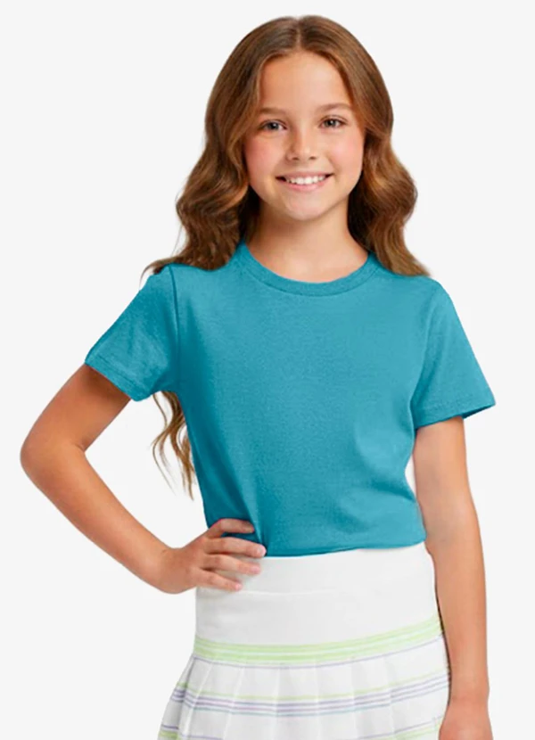 Rovitex - Blusa Básica Manga Curta Lisa Soletex Verde