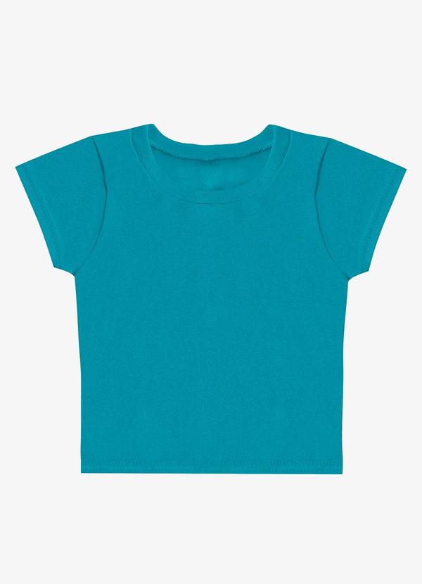 Rovitex - Blusa Básica Manga Curta Lisa Soletex Verde 5