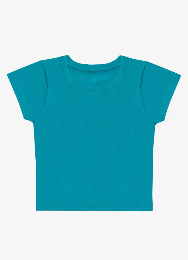 Rovitex - Blusa Básica Manga Curta Lisa Soletex Verde 5