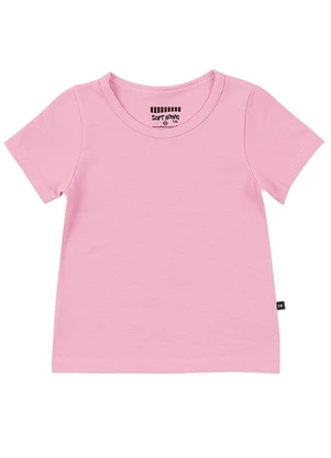 Soft Bonni - Blusa Basica Manga Curta  Rosa - SOFT BONNI