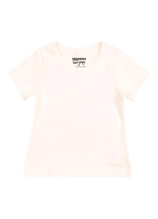 Soft Bonni - Blusa Básica Primeiros Passos Cotton Branco