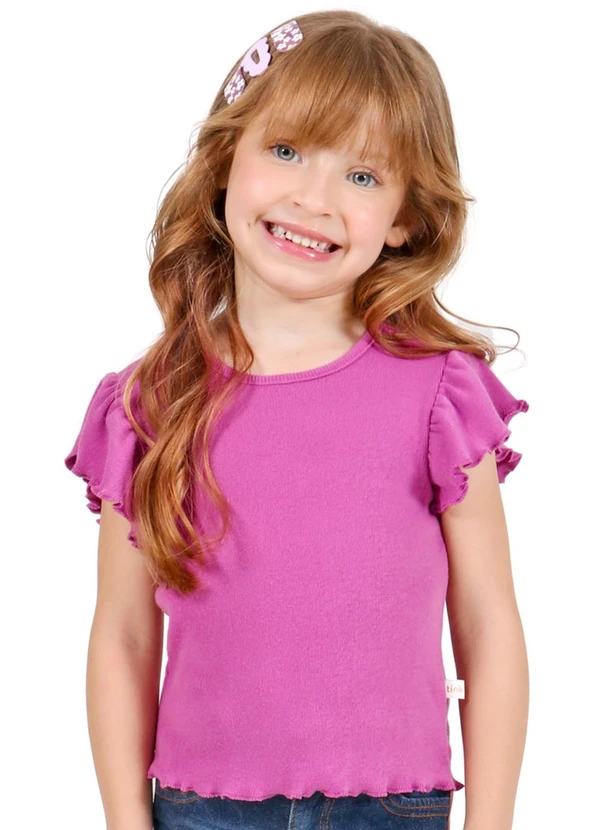 Tink Bink - Blusa Basica Rosa