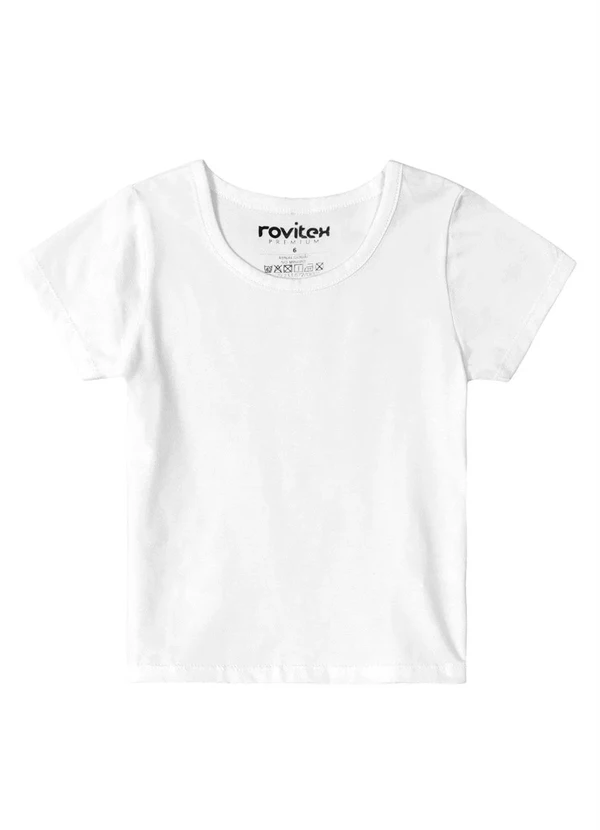 Rovi Kids - Blusa  Básicos Menina Branco