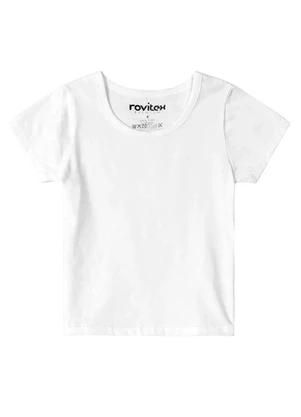 Rovi Kids - Blusa  Básicos Feminino Branco - ROVI KIDS