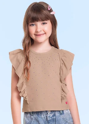 Fakini Kids - Blusa Bege - FAKINI KIDS