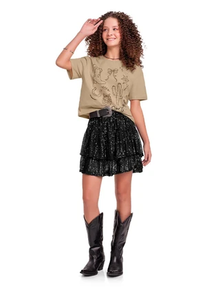 Fakini Kids - Blusa Bege - FAKINI KIDS