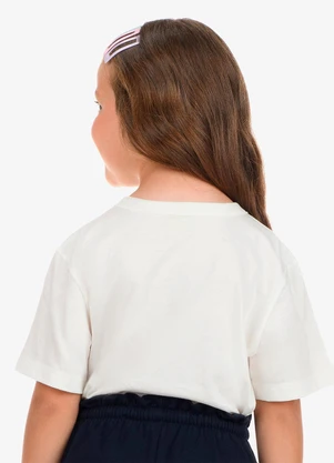 Rovi Kids - Camiseta Manga Curta Unicornio Branca - ROVI KIDS