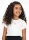 Rovi Kids - Blusa Feminina Ribana de Viscose Verde - variação: Bege