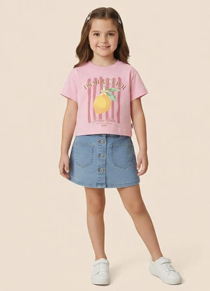 Malwee Kids - Blusa Box Fresh & Cool Rosa Claro - MALWEE KIDS