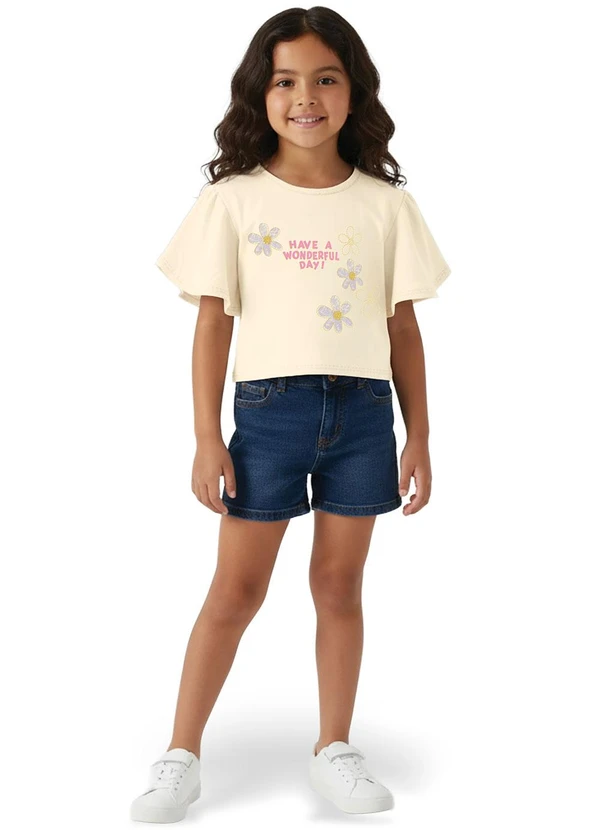 Malwee Kids - Blusa Box Have a Wonderful Day Off White 2