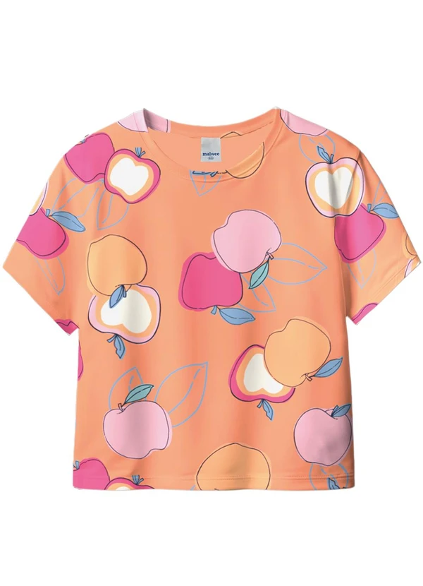 Malwee Kids - Blusa Box Maçãs Laranja 1