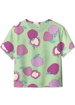 Malwee Kids - Blusa Box Maçãs Verde Água - MALWEE KIDS