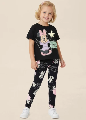 Malwee Kids - Blusa Box Minnie Mouse Disney® Preto - MALWEE KIDS