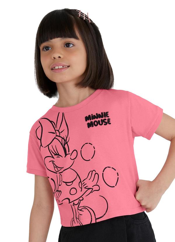 Malwee Kids - Blusa Box Minnie Mouse Menina Rosê