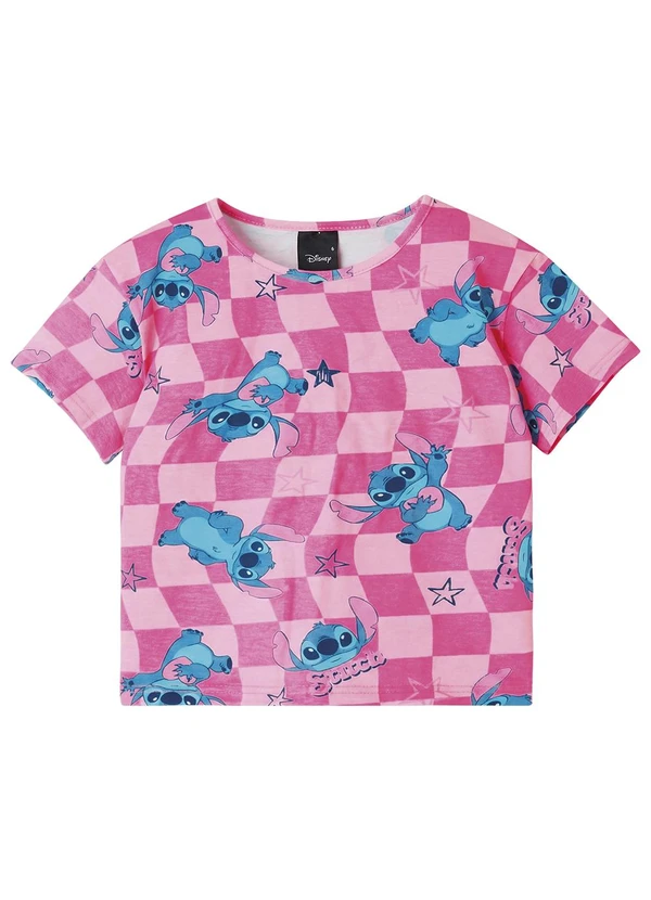 Malwee Kids - Blusa Box Stitch Disney® Rosa