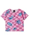 Malwee Kids - Blusa Box Stitch Disney® Azul - variação: Rosa