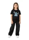 Malwee Kids - Blusa Box Stitch® Bege - variação: Preto