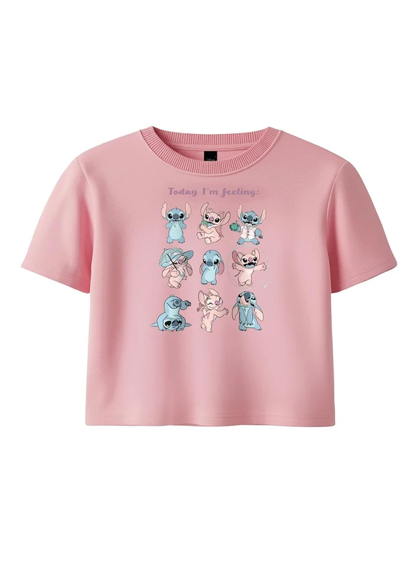 Malwee Kids - Blusa Box Stitch® Rosa Claro