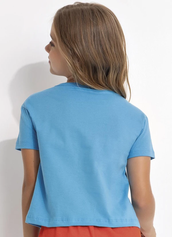 - Blusa Branca de Neve Azul 2