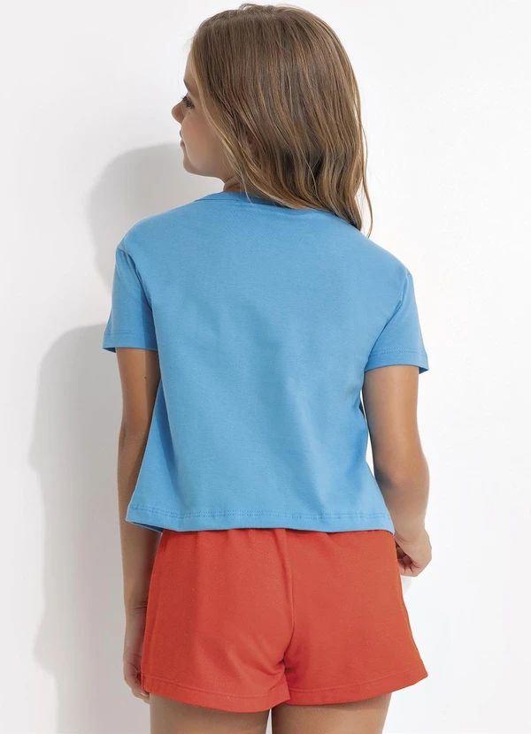 - Blusa Branca de Neve Azul 4