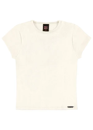 Pulla Bulla - Blusa Canelado Médio Bege - PULLA BULLA